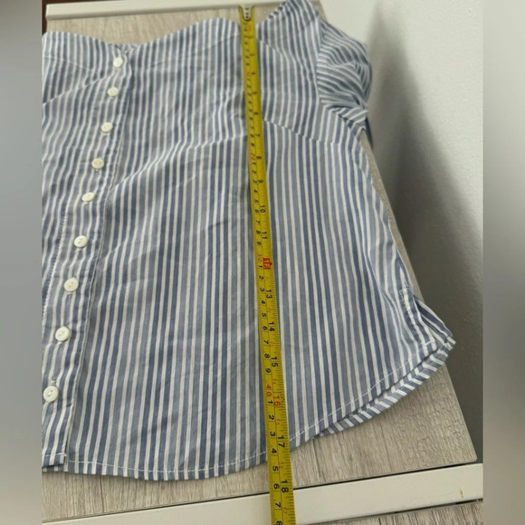 Free People March to the Beat Off the Shoulder Striped Top Bell Sleeves Sz XS - Picture 5 of 9